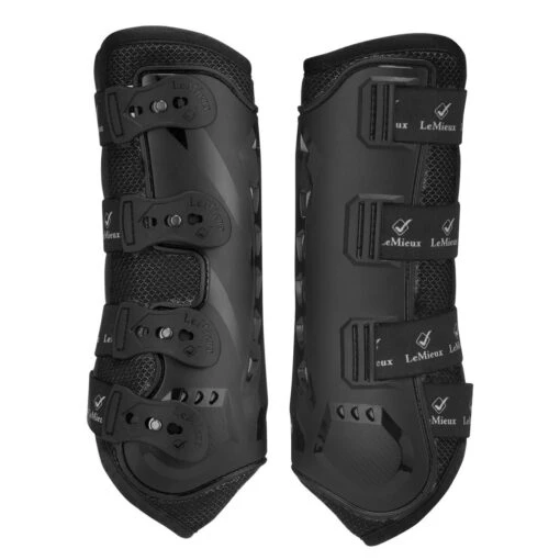 Beenbeschermers LeMieux Ultramesh Snug Boots Front Zwart -Lemieux Verkoopwinkel beenbeschermers lemieux ultramesh snug boots front